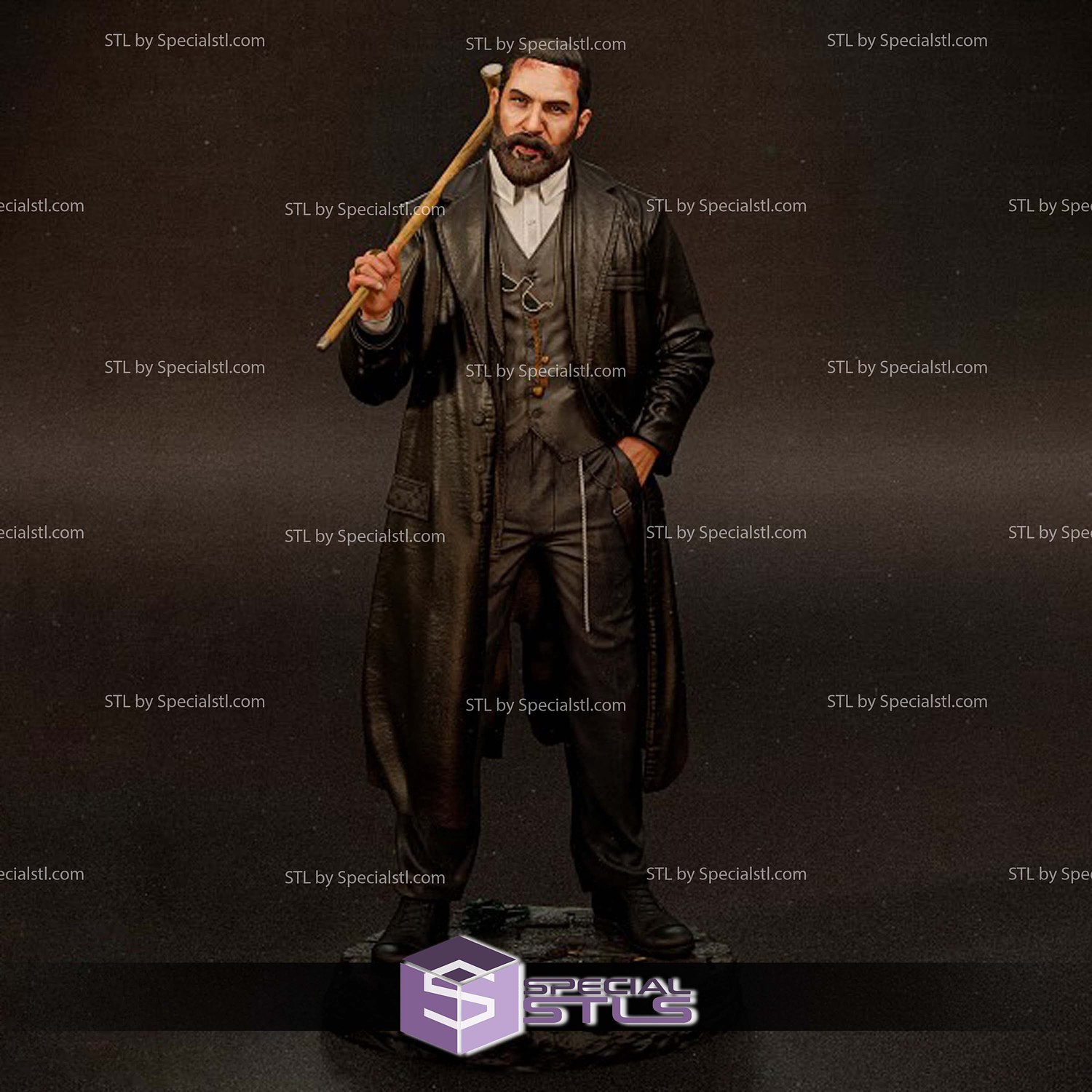 Alfie Solomon Peaky Blinders Digital STL Files 3D Model — view 3