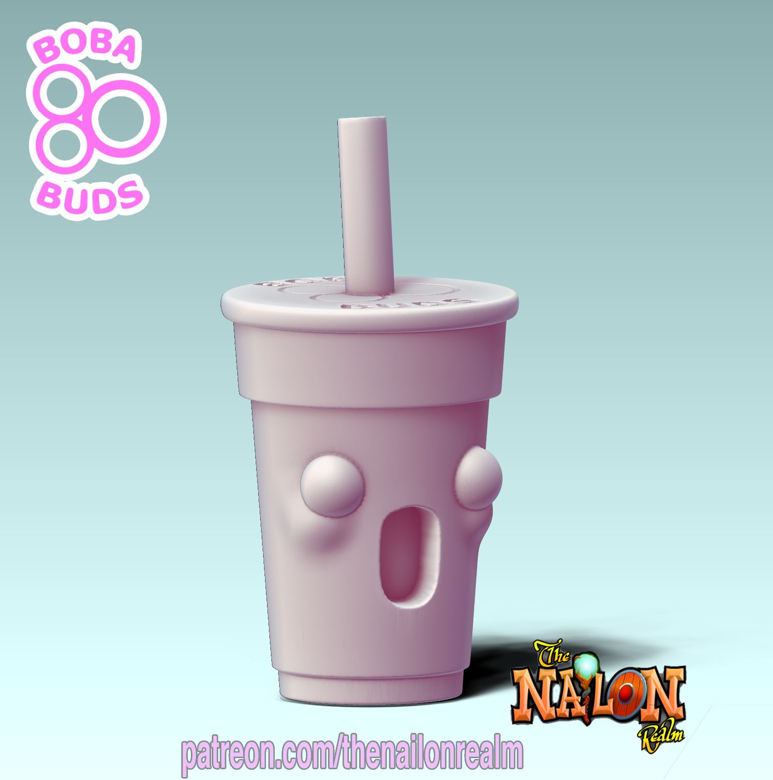 BobaBud Mimi 3D STL Model