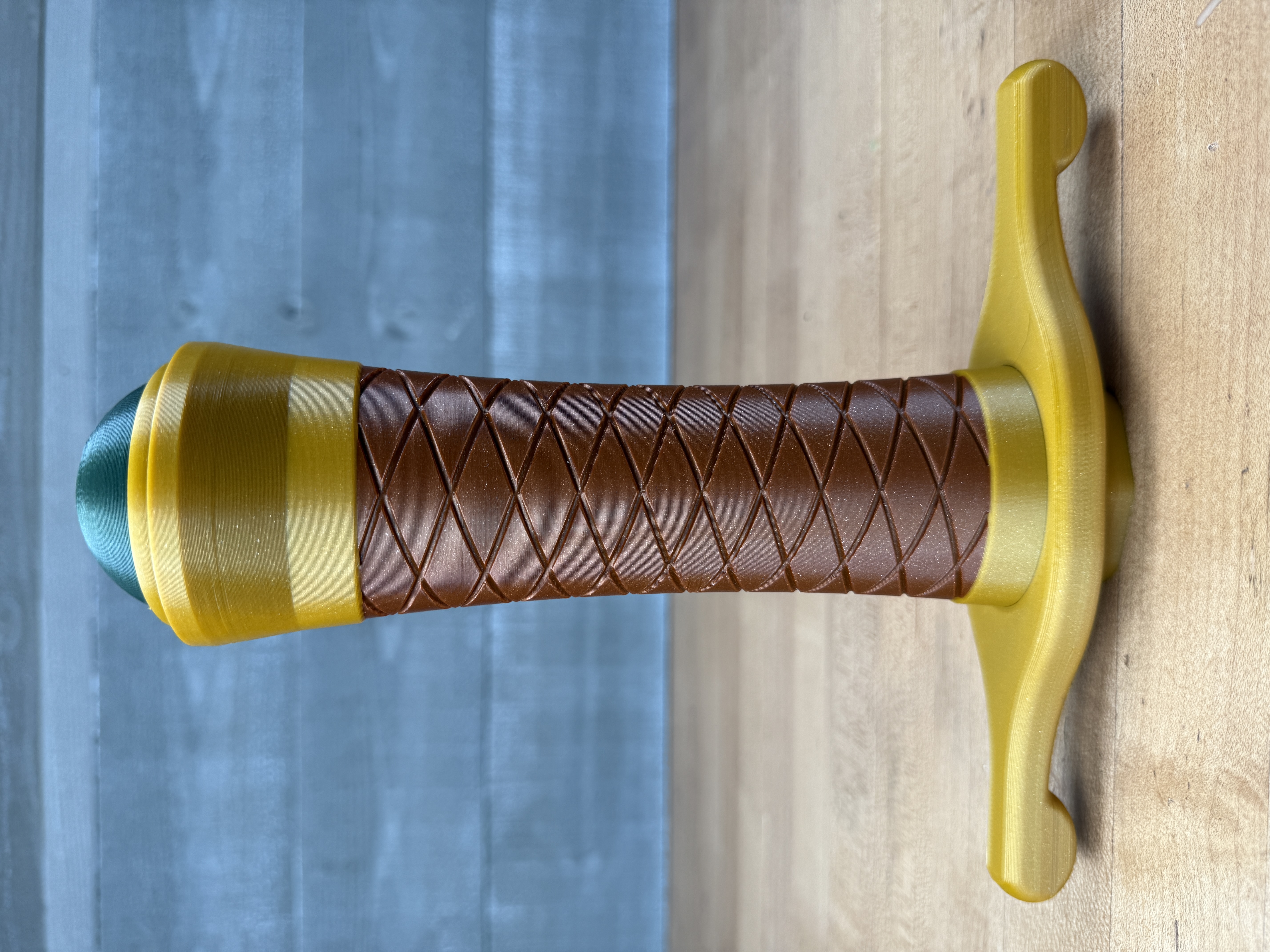 Collapsing Z-Sword 3D STL Model — view 3