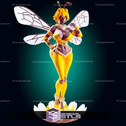 Bee Waifu Monster Girl STL Files 3D Model