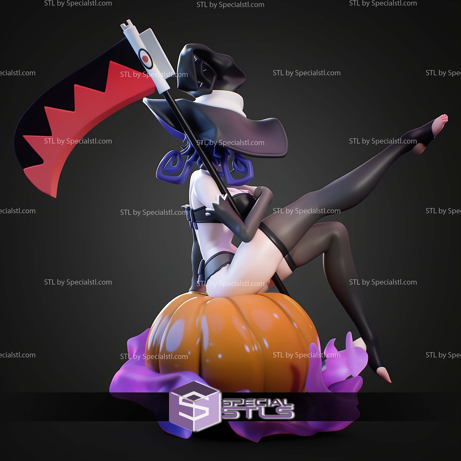 Blair From Soul Eater 1 7 STL Files 3D Model — view 4