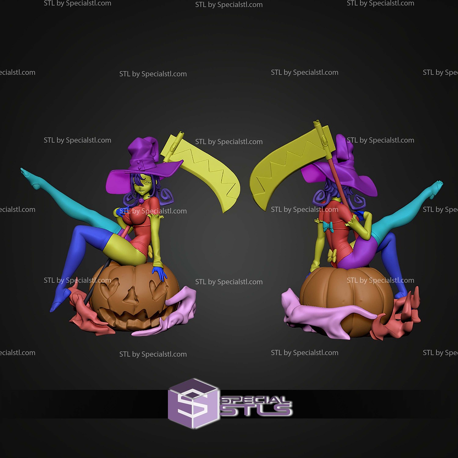 Blair From Soul Eater 1 7 STL Files 3D Model — view 6