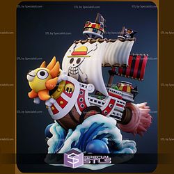 Chibi Thousand Sunny STL Files 3D Model