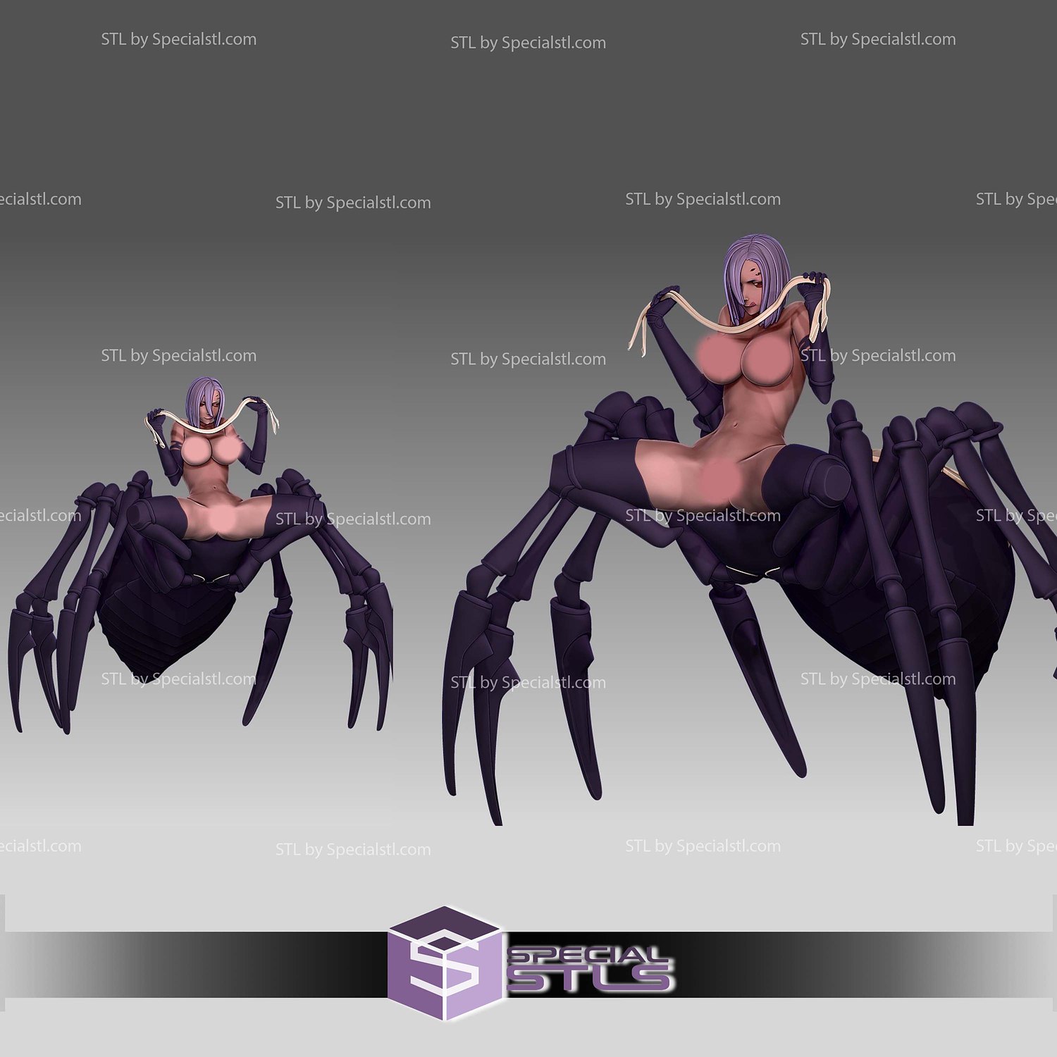 Rachnera Monster Musume V3 3D Print Files STL Model — view 3