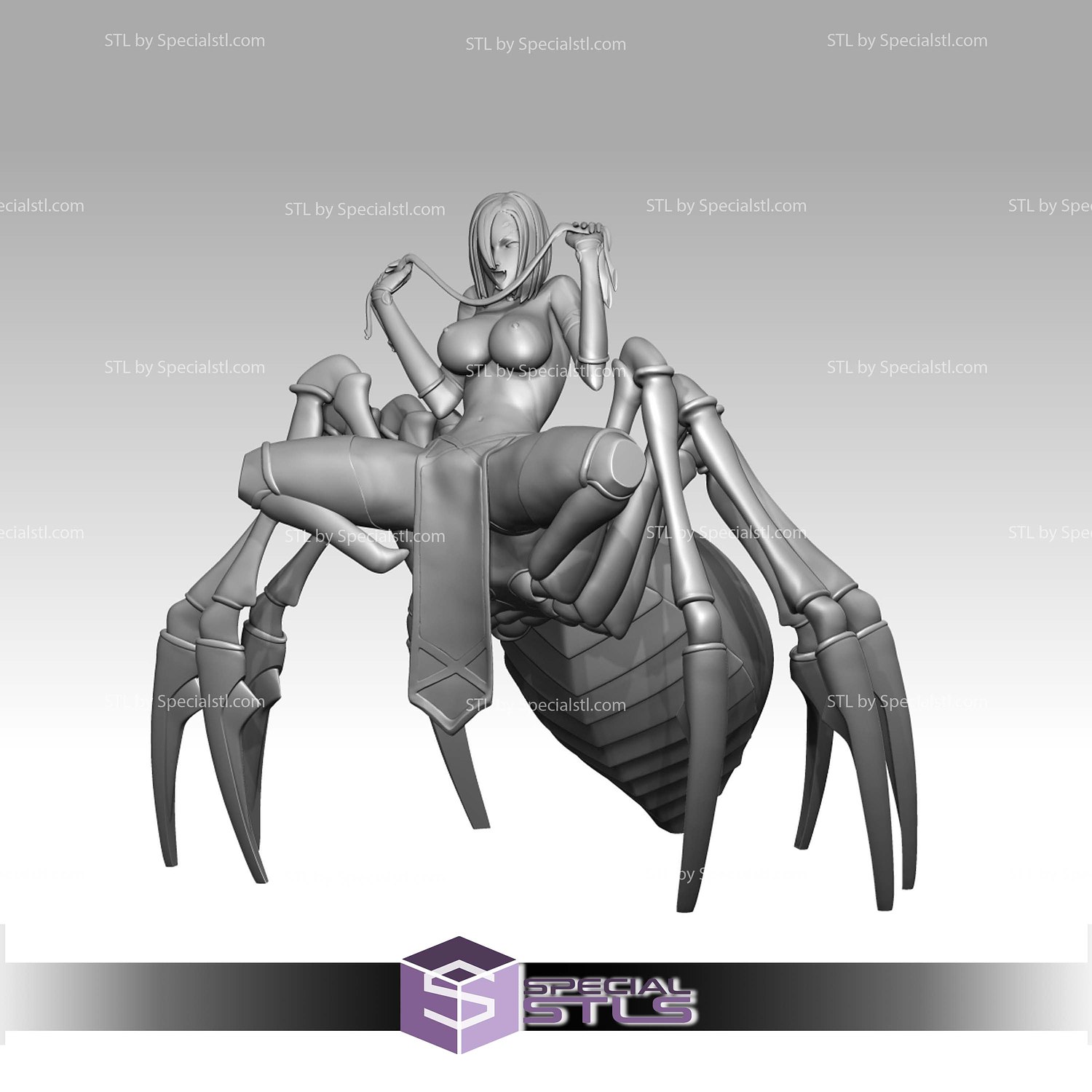 Rachnera Monster Musume V3 3D Print Files STL Model — view 4