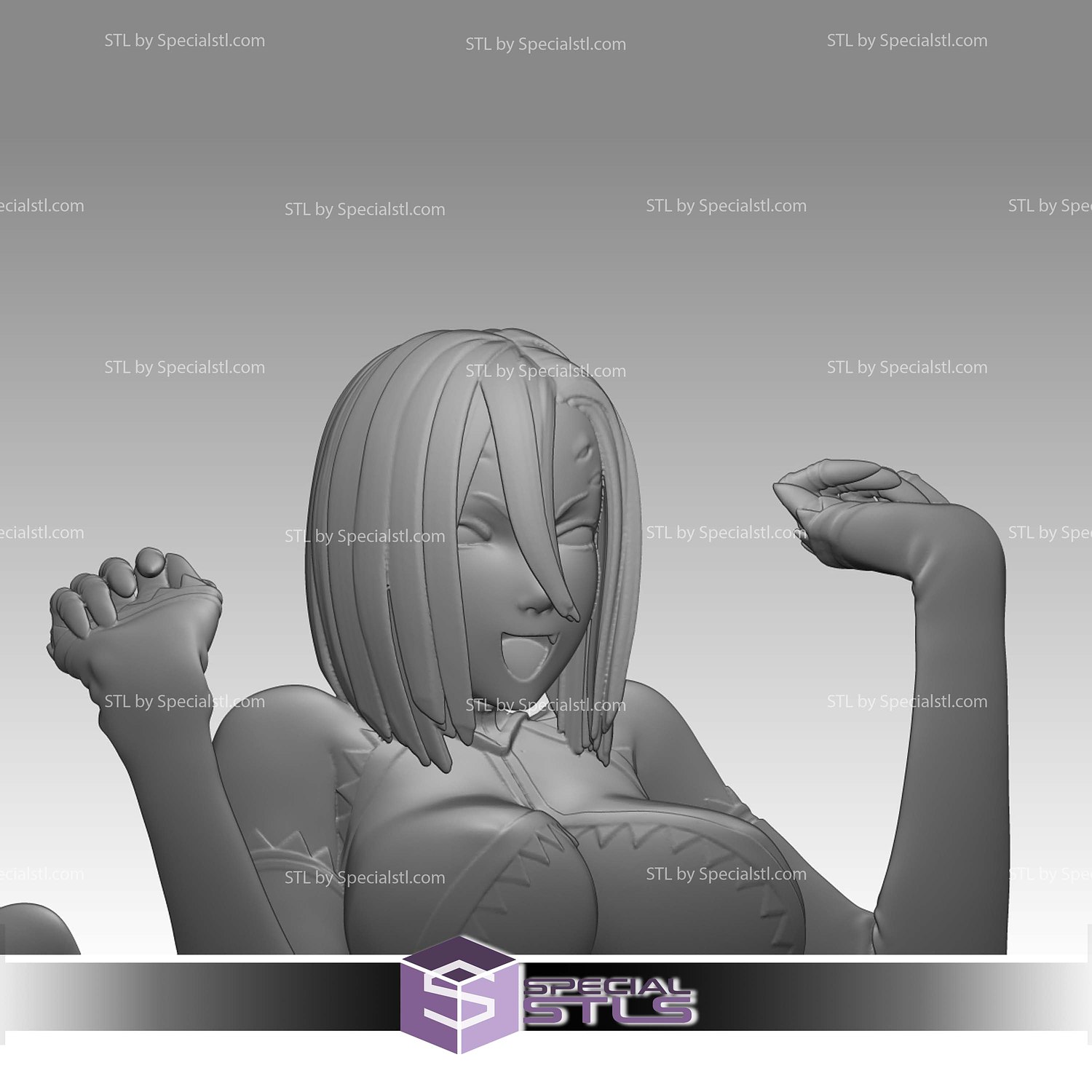 Rachnera Monster Musume V3 3D Print Files STL Model — view 6