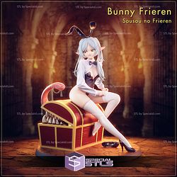 Bunny Frieren and Mimic Chest STL Files 3D Model