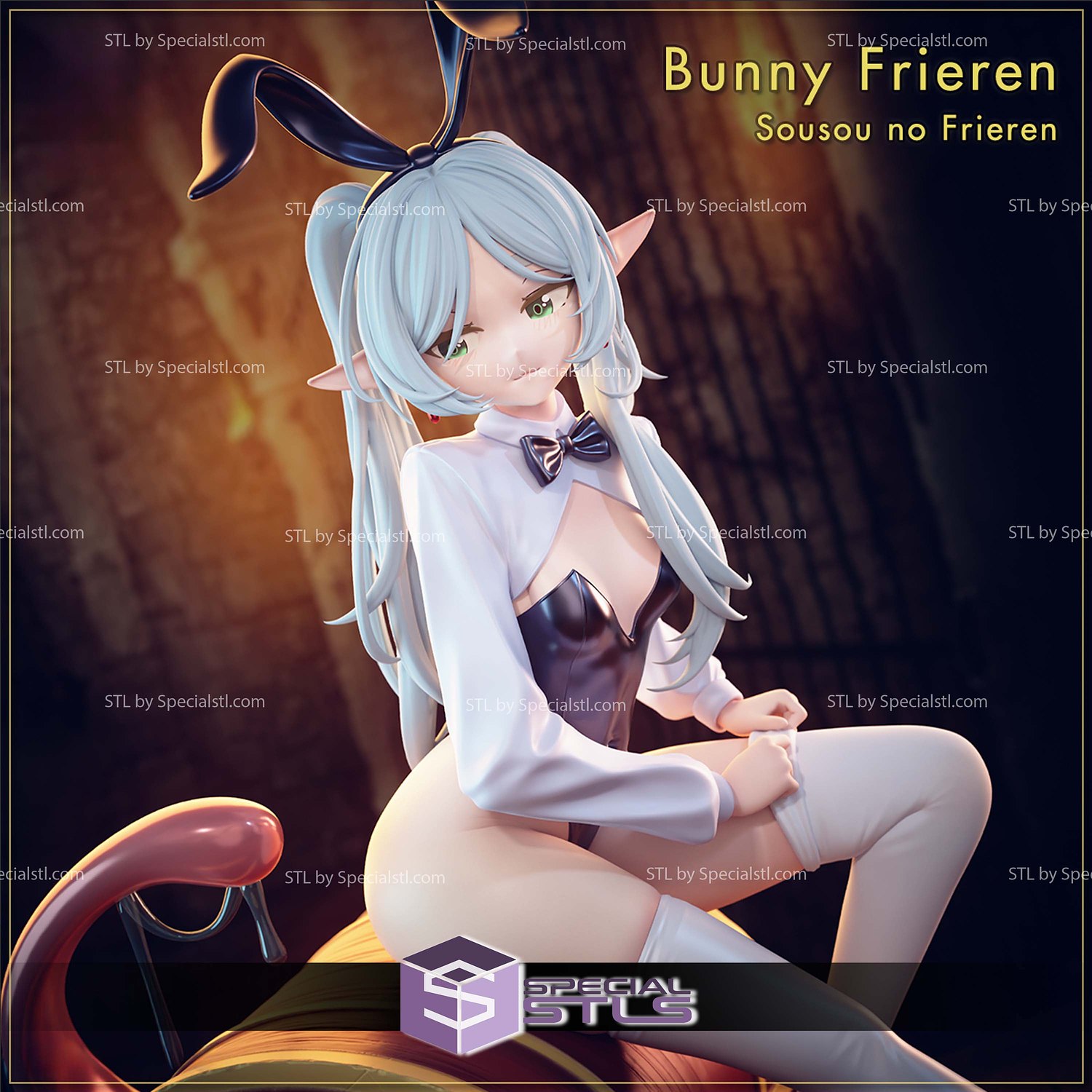 Bunny Frieren and Mimic Chest STL Files 3D Model — view 2