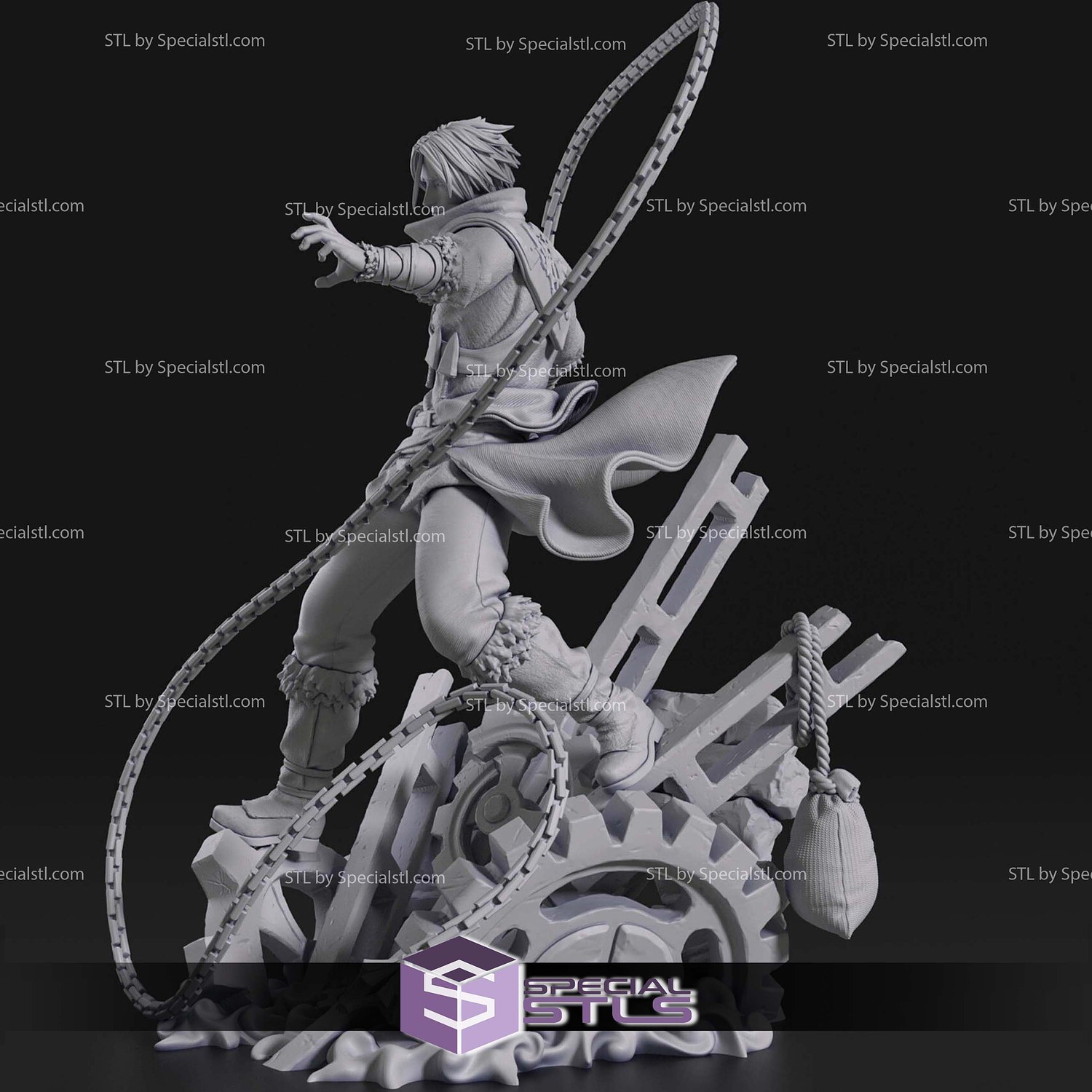 Trevor Belmont Castlevania V3 STL Files 3D Model — view 4