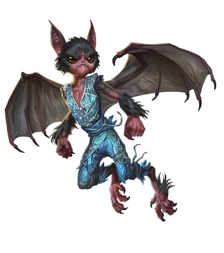 Nyktera - Pathfinder Creature 3D STL Model