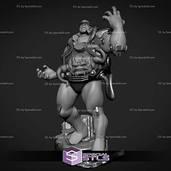 Krang Standalone Sculptures 3D Printing STL Model