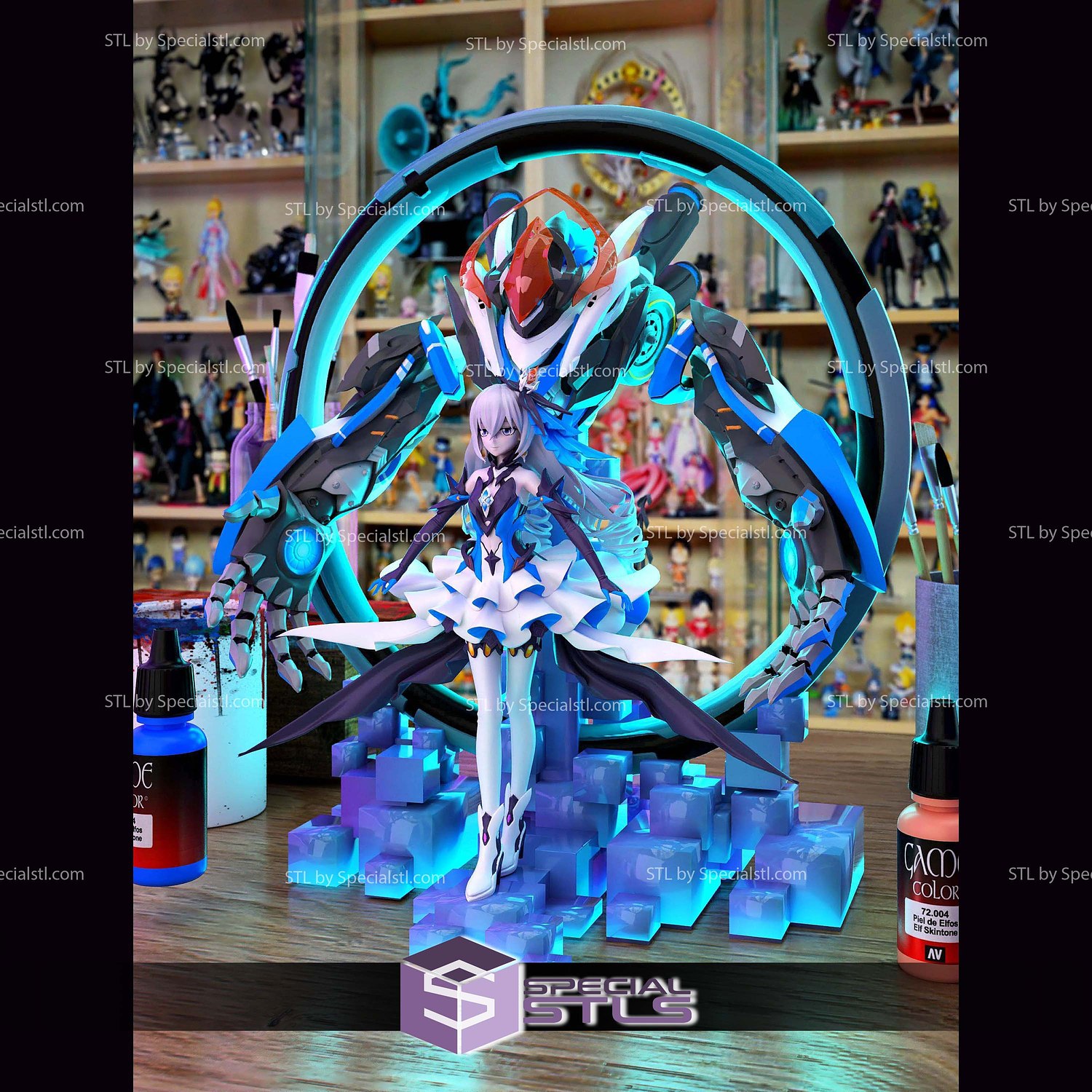 Herrscher Of Reason Honkai Impact 3D Printer Files STL Model — view 3