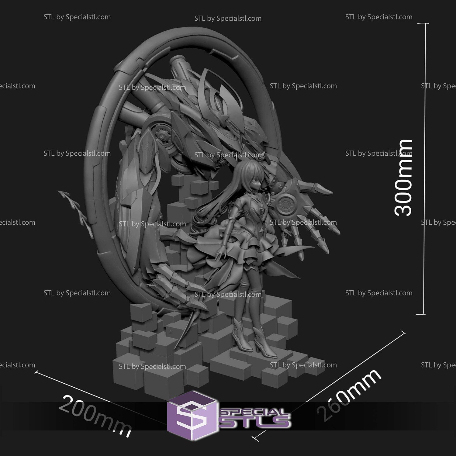 Herrscher Of Reason Honkai Impact 3D Printer Files STL Model — view 5