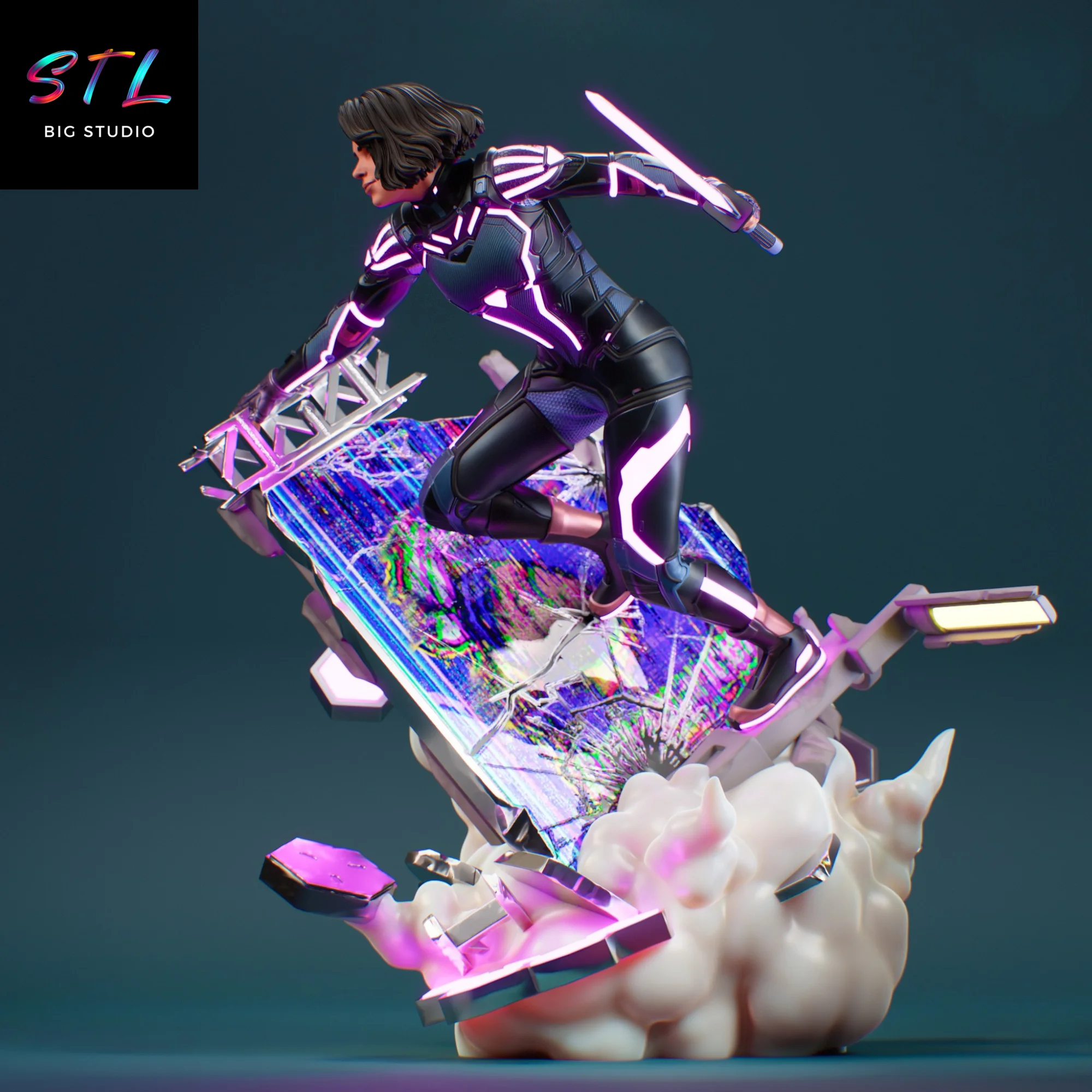 Mio STL | Split Fiction | 3D Figure to Print Model — view 3