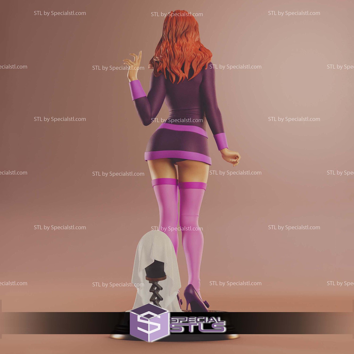 Daphne and Ghost 3D Printer Files STL Model — view 3
