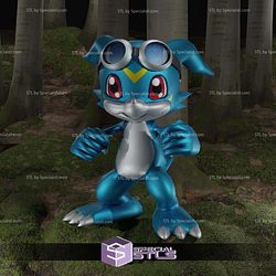Super Basic STL Files Veemon Davis 3D Model