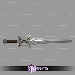 Cosplay STL Files HeMan Sword of Power Movie Version 3D Model