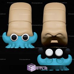 Life Size Omanyte Pokemon STL Files 3D Model