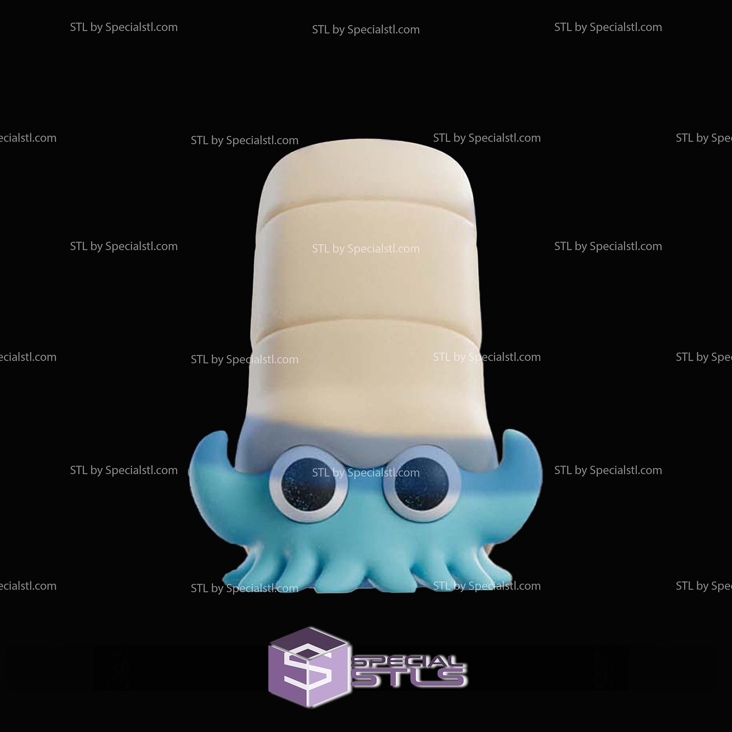 Life Size Omanyte Pokemon STL Files 3D Model — view 2