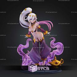 Genie Monster Girl 192mm STL Files 3D Model