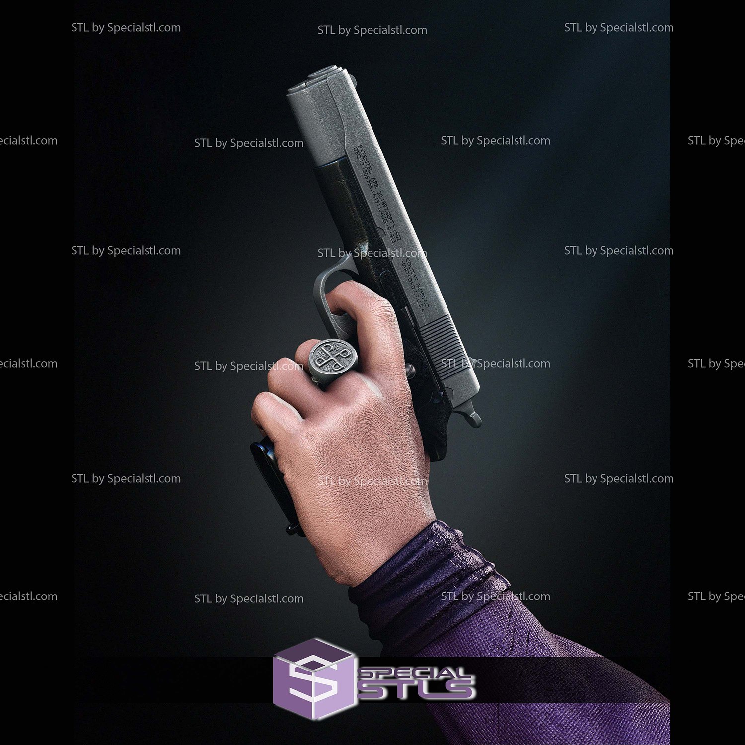The Phantom and Wolf 3D Printing Models STL Model — view 5