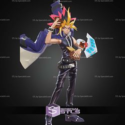 Yugi Muto Yugioh 223mm STL Files 3D Model