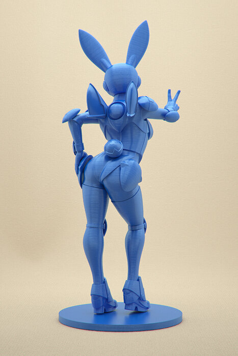 Space Bunny 3D STL Model — view 4