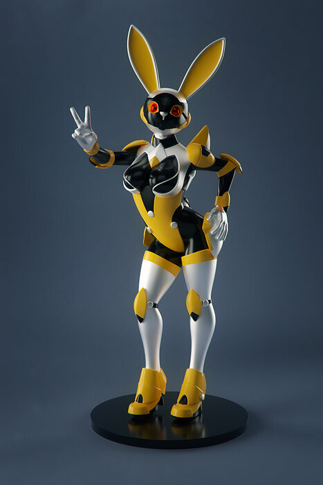 Space Bunny 3D STL Model — view 8