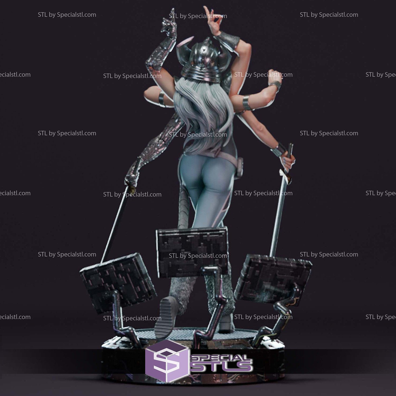 Spiral X-Men V2 STL Files 3D Model — view 6