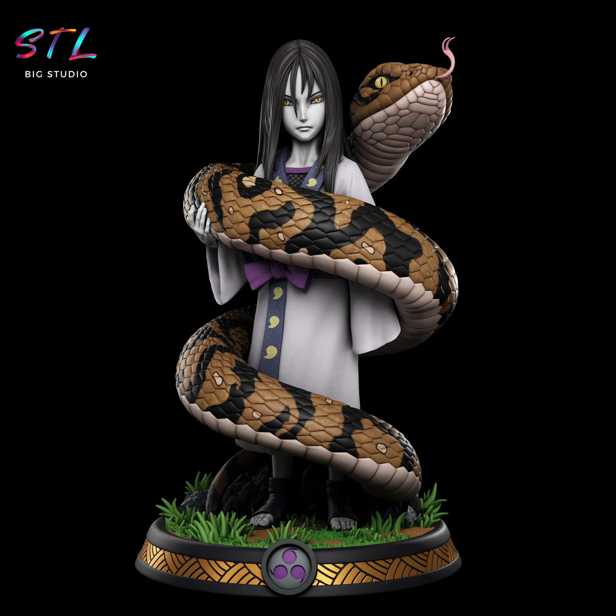 Young Orochimaru STL | Naruto Shippuden | 3D Printable Figure Model