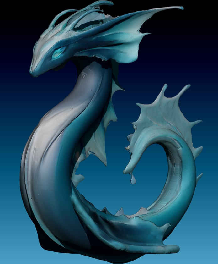 Hydrolon - The Aqua Serpent - FREE For Personal Use 3D STL Model