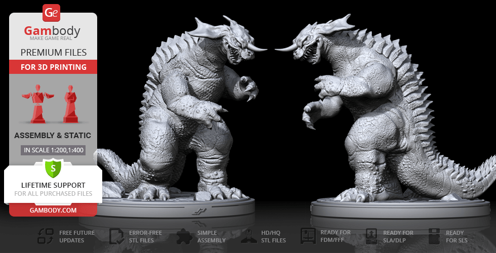 Baragon 3D Printer Files | Assembly STL Model