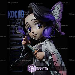 Shinobu Kochou Chibi 3D Printer Files STL Model