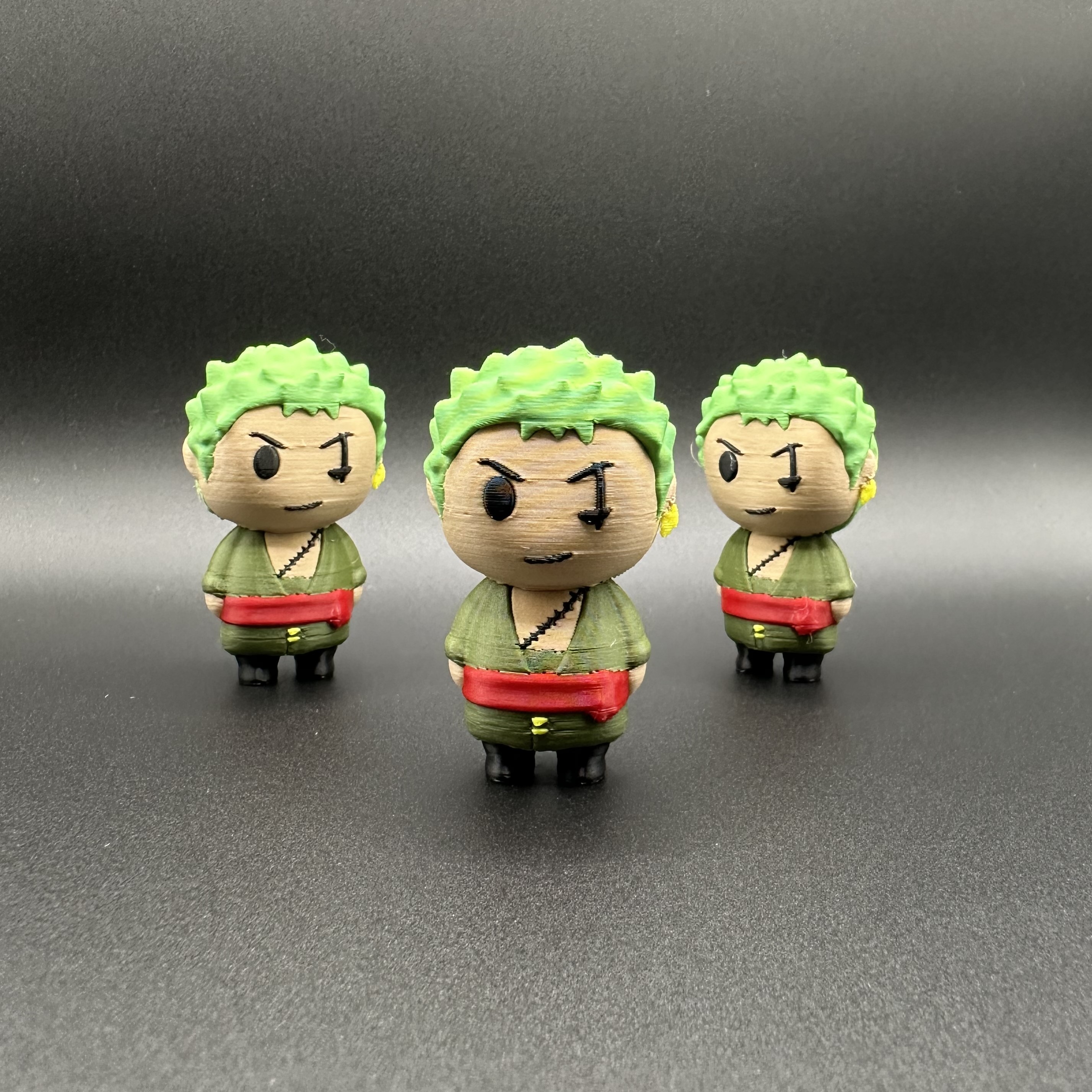 Chibi Roronoa Zoro 3D STL Model