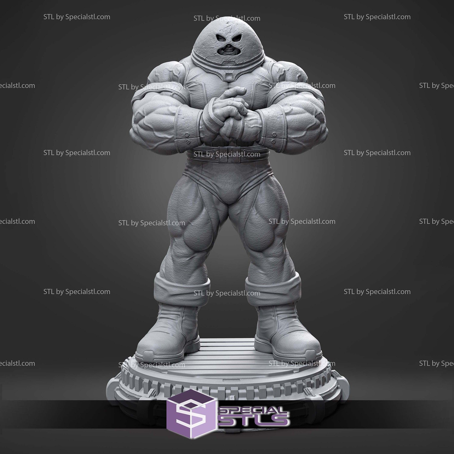 Juggernaut Museum Pose 3D Printer Files STL Model — view 4