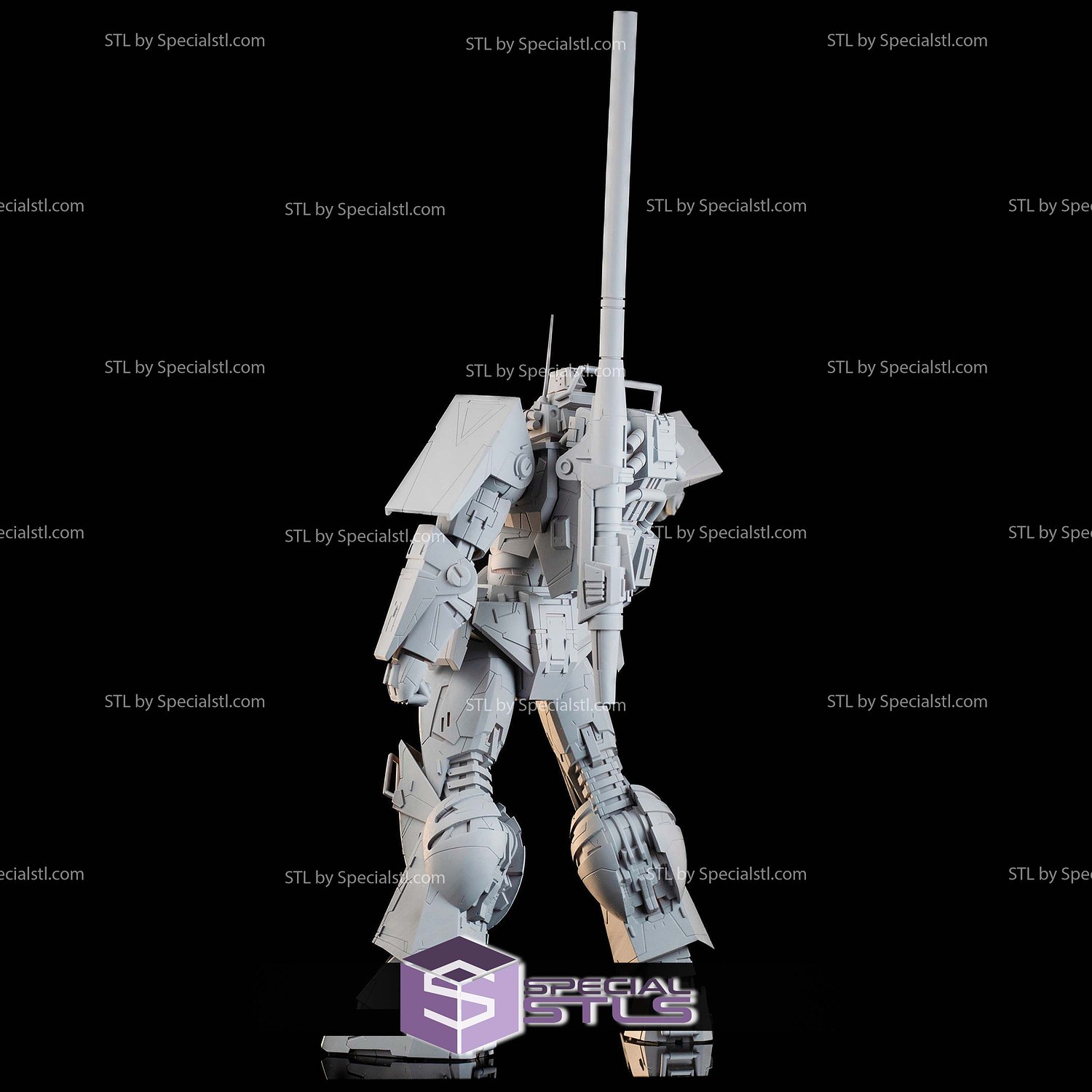 Dougram Gundam Sculptures 3D Printing STL Model — view 4