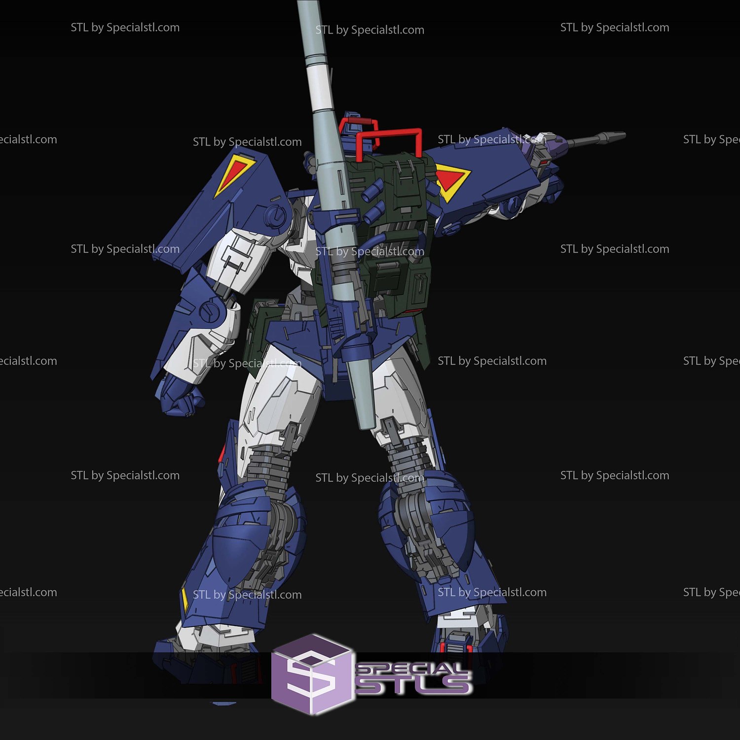 Dougram Gundam Sculptures 3D Printing STL Model — view 5