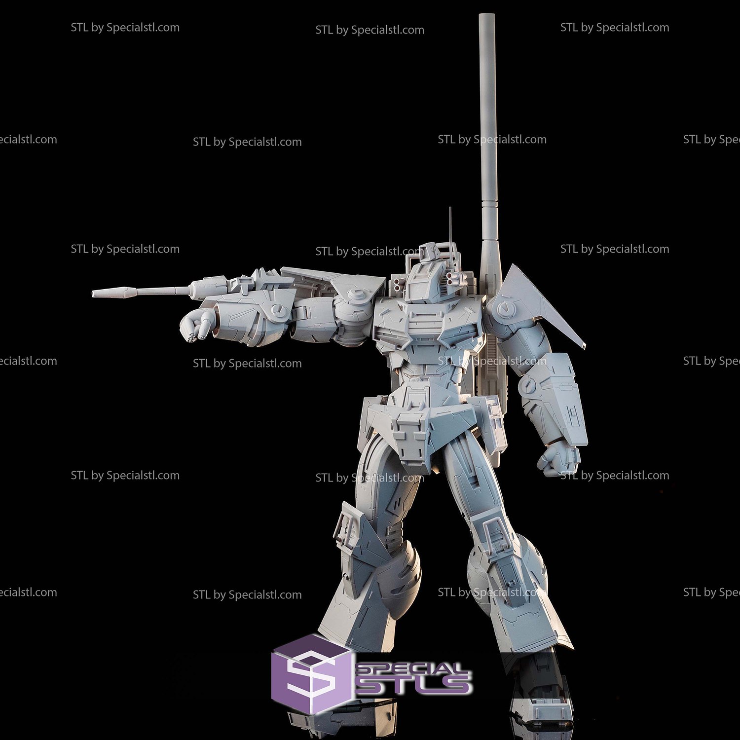 Dougram Gundam Sculptures 3D Printing STL Model — view 6