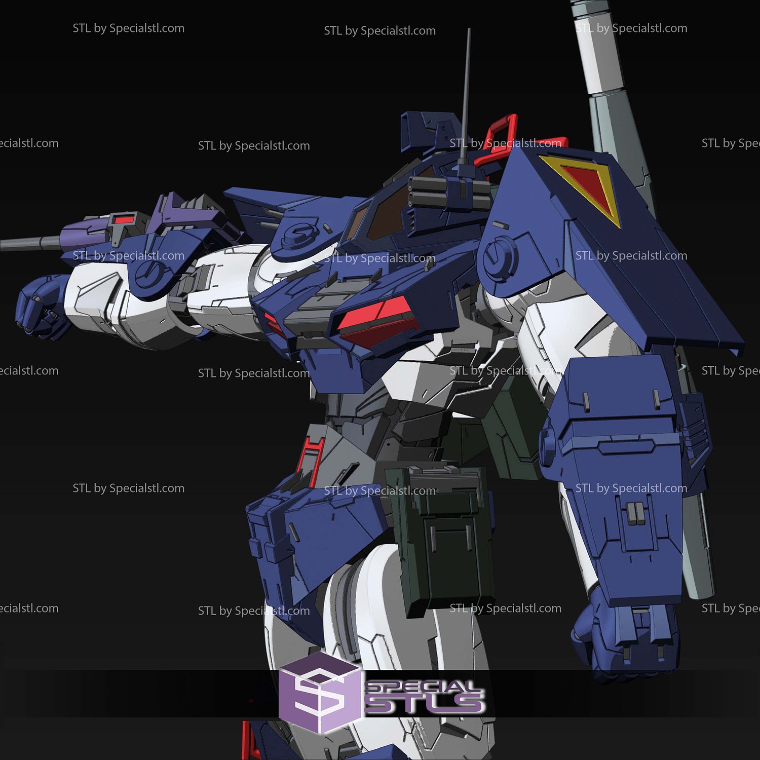 Dougram Gundam Sculptures 3D Printing STL Model — view 7