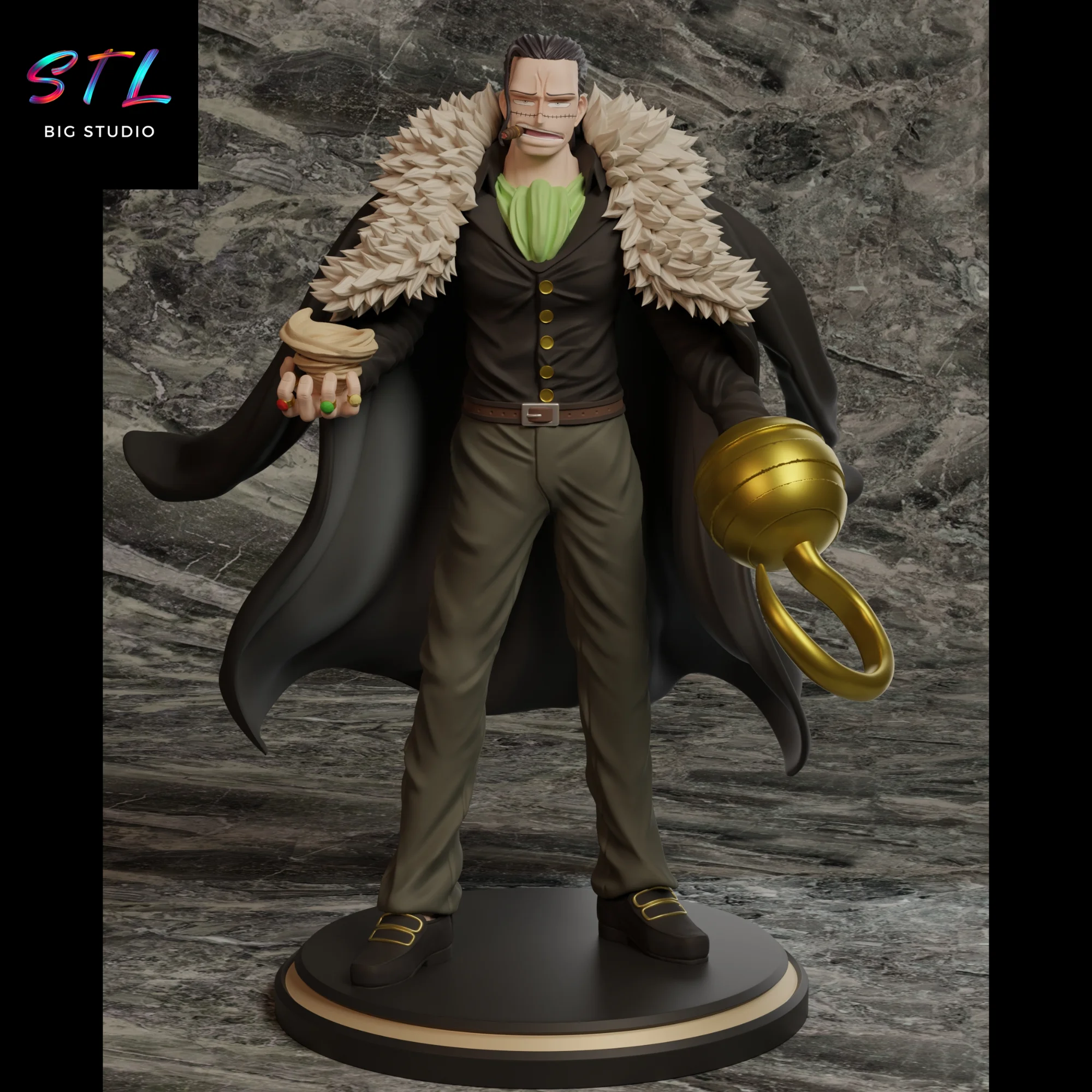 Crocodile STL | One Piece | 3D Model for Printing Model