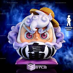 Daruma Luffy Nika STL Files 3D Model