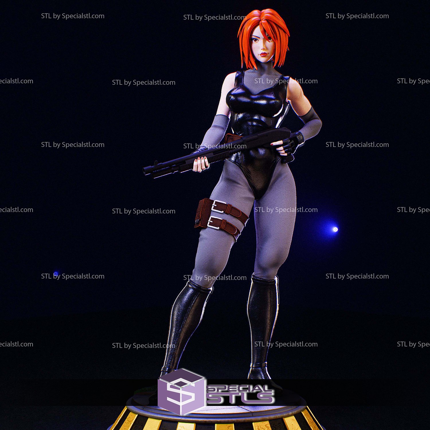 Regina Dino Crisis the Game 3D Printer Files STL Model — view 2