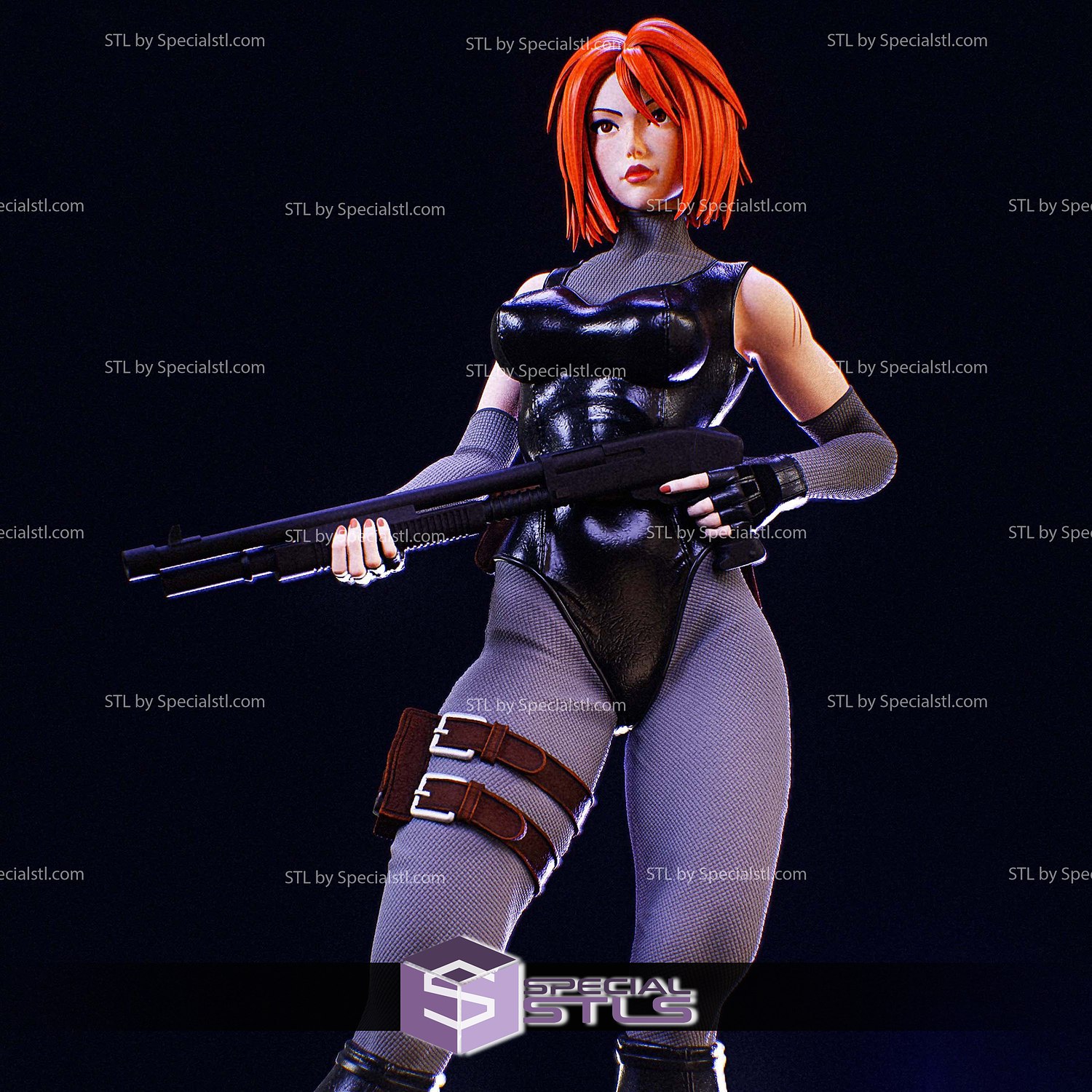 Regina Dino Crisis the Game 3D Printer Files STL Model — view 3