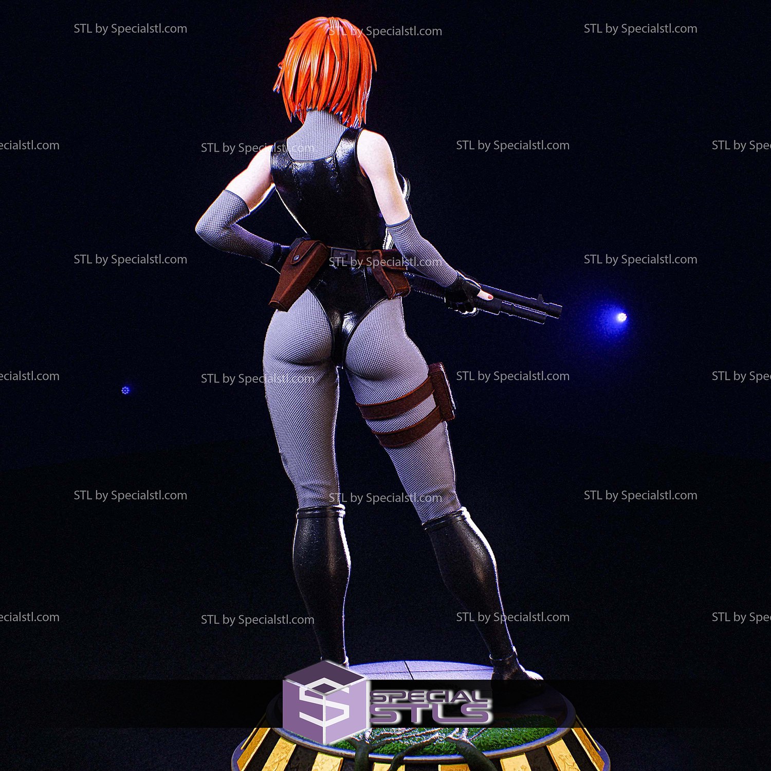 Regina Dino Crisis the Game 3D Printer Files STL Model — view 4