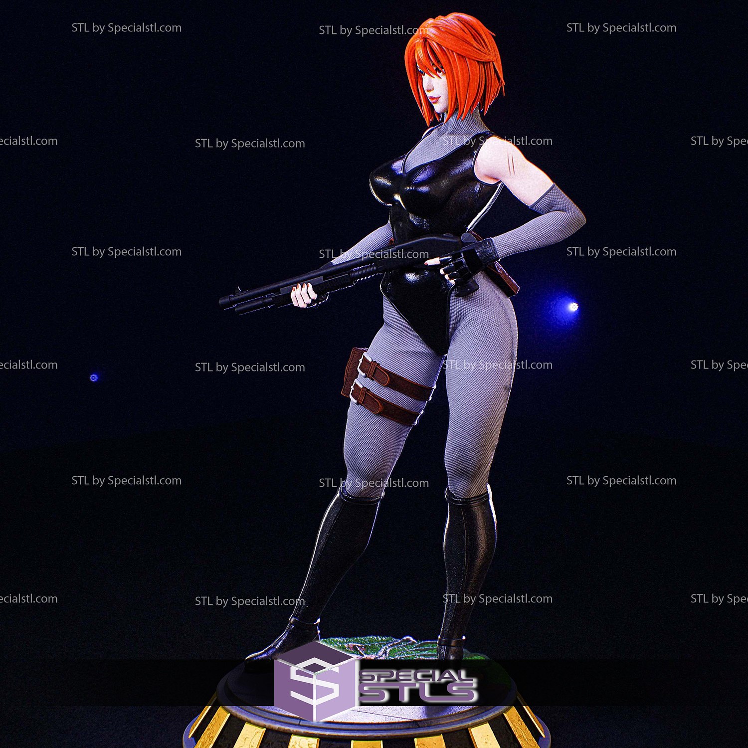 Regina Dino Crisis the Game 3D Printer Files STL Model — view 5