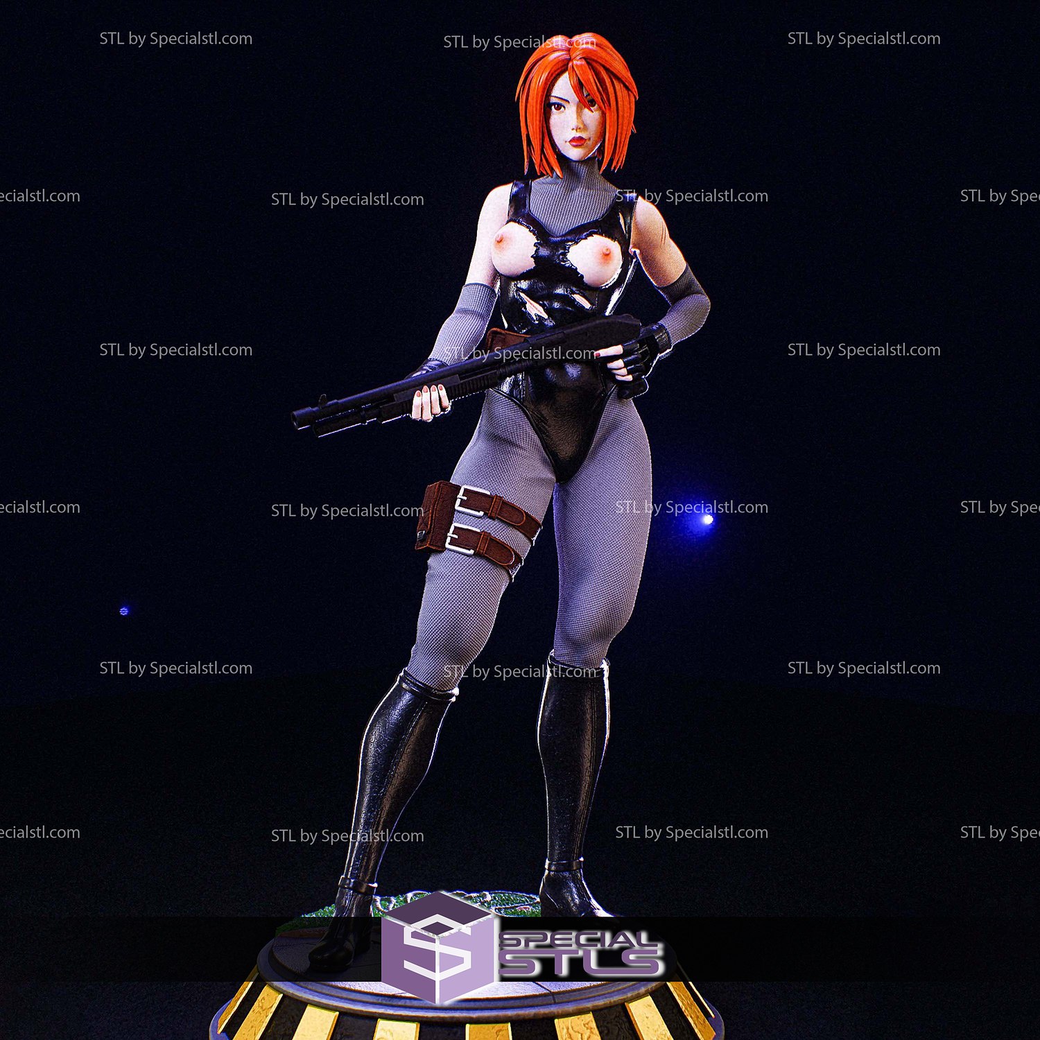 Regina Dino Crisis the Game 3D Printer Files STL Model — view 6