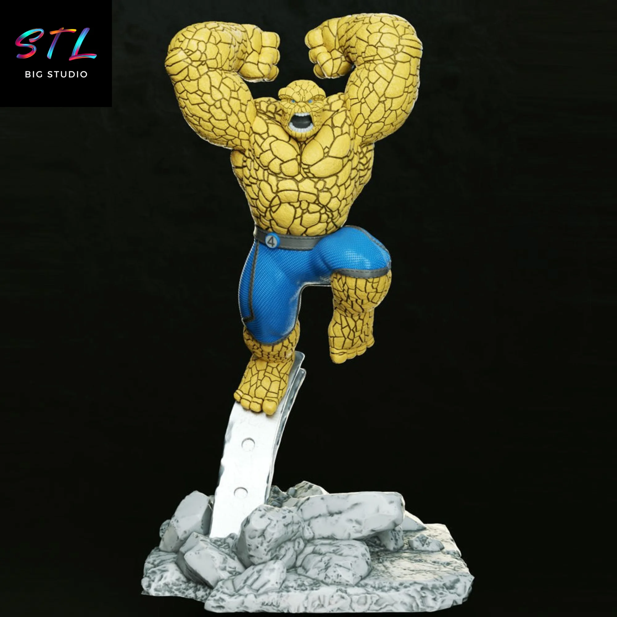 The Thing STL | Fantastic Four – Marvel | 3D Printing Figure Model