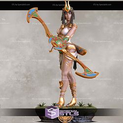Neith Smite Egyptian Weaver of Fate STL Printer Files 3D Model
