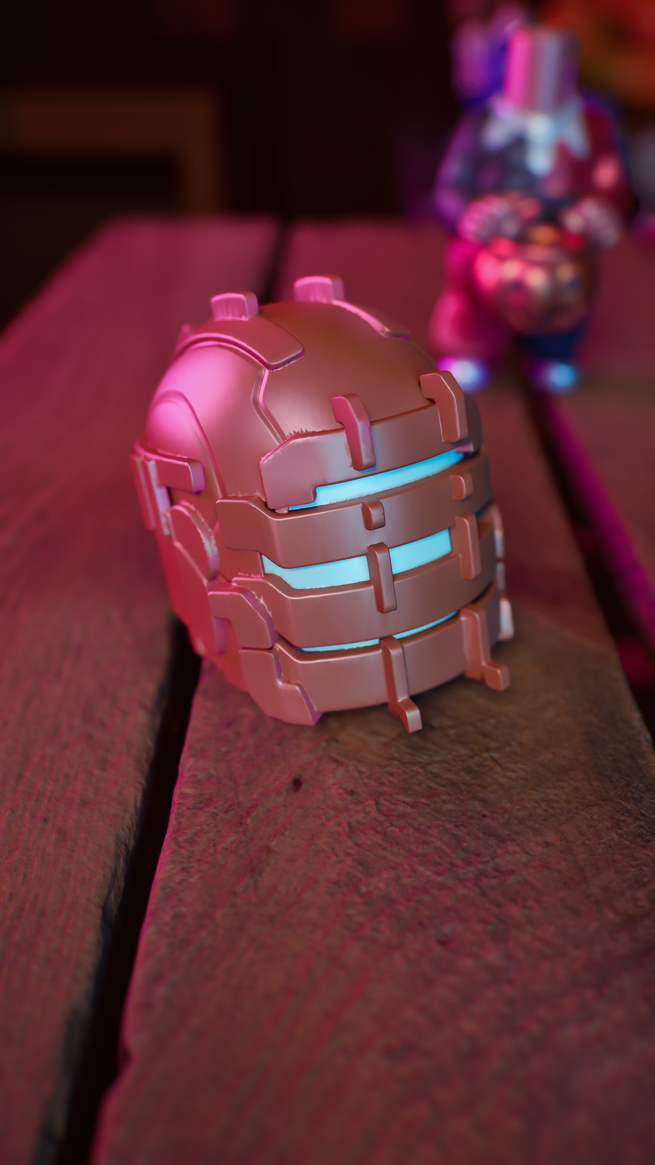 Li'l Dead Space Head - #MASKtober - Horror Videogame Fanart Collectible 3D 3MF Model