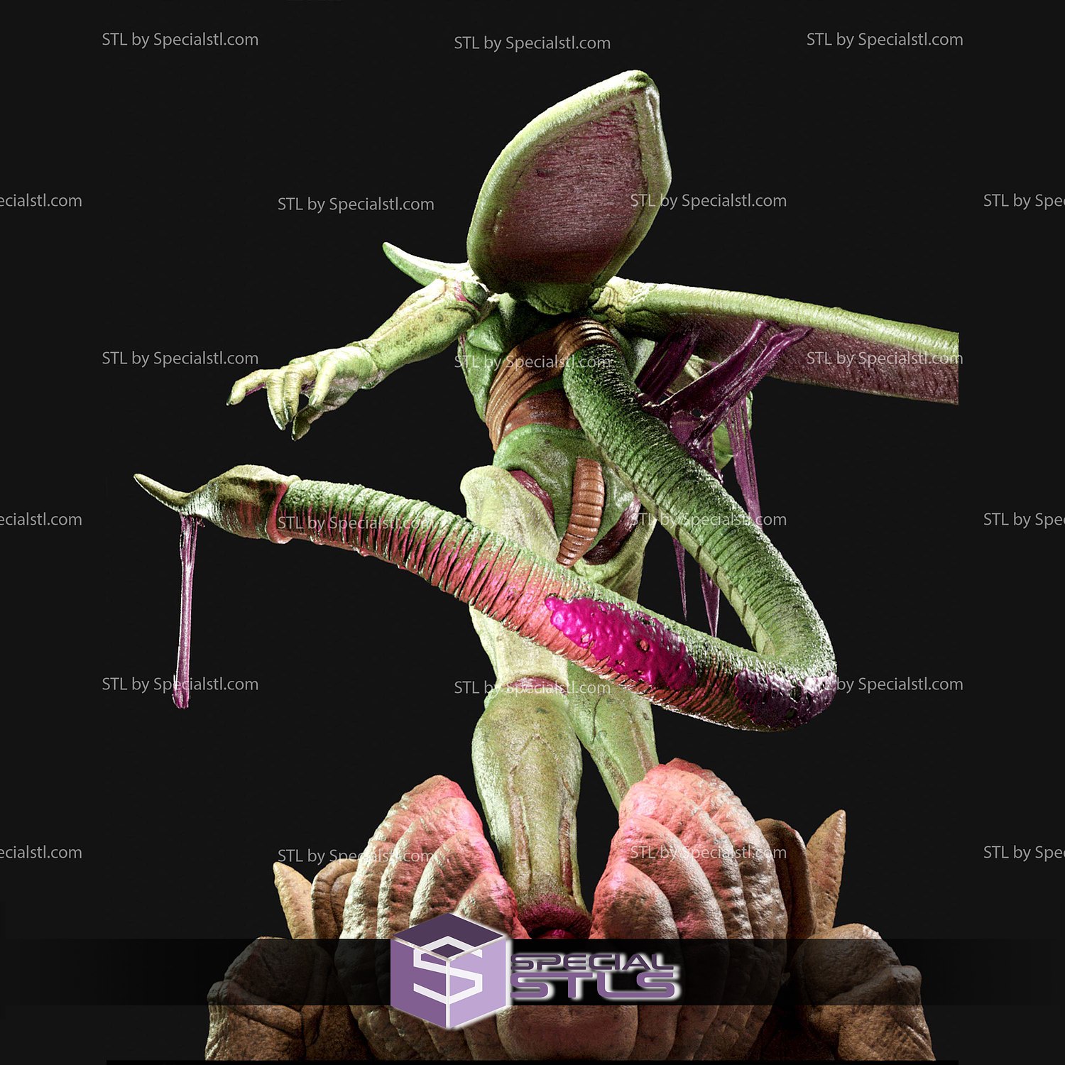 Cell Dragonball Realistic 3D Model Sculpture STL Model — view 8